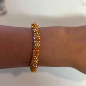 Orange Beaded bracelet
